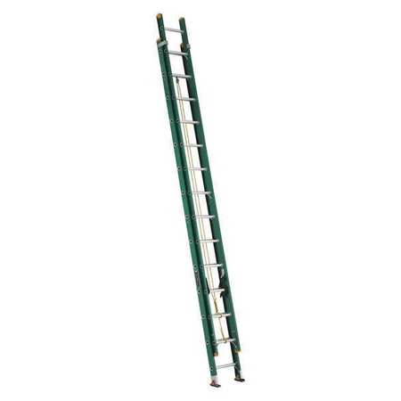 LOUISVILLE 28 ft Fiberglass Extension Ladder, 225 lb Load Capacity FE0628