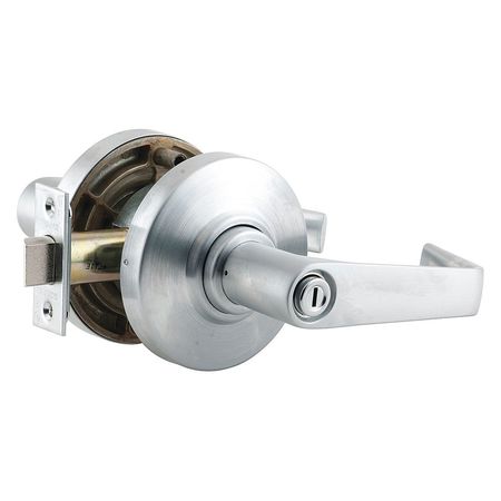 Schlage Lever Lockset, Mechanical, Privacy, Grd. 2 AL40S SAT 626