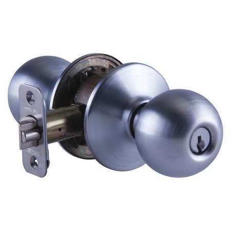 Schlage Knob Lockset, Mechanical, Entrance, Grd. 2 F51A ORB 626