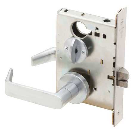 SCHLAGE Lever Lockset, Mechanical, Privacy, Grd. 1 L9040 06A 626