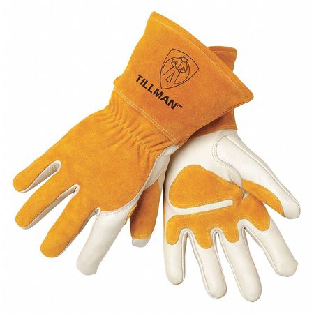 TILLMAN MIG Welding Gloves, Cowhide Palm, S, PR 50S