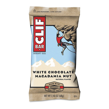 CLIF BAR White Choc Macadamia Nut Energy Bar, 12 PK 161009
