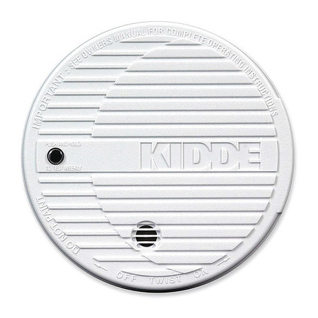 KIDDE Fire Smoke Alarm, White 440374