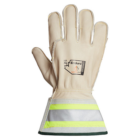 ENDURA Gloves, White, M, Horsehide, PR 365DLX2M