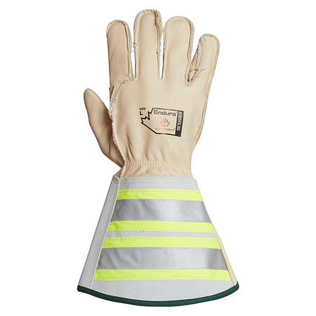 Endura Gloves, White, L, Horsehide, PR 365DLX6L