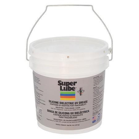 SUPER LUBE Silicone Dielectric UV Grease, 5 lb. 91005/UV