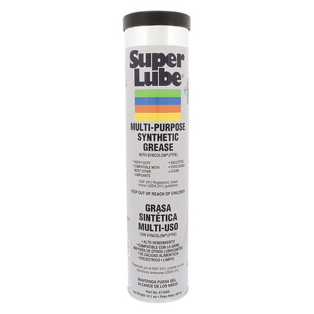 Super Lube Multipurpose Grease, PTFE, 14.1 oz., NLGI 0 41150/0
