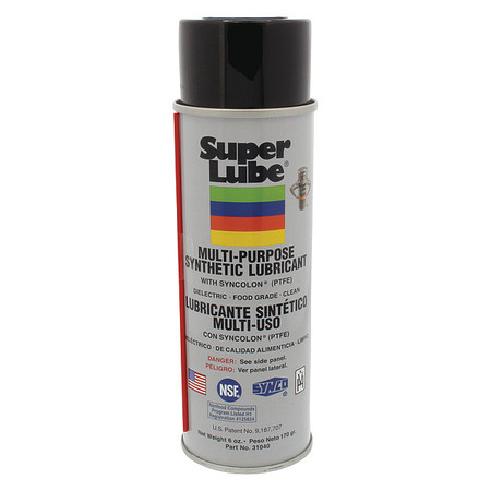 SUPER LUBE Multipurpose Aerosol Spray, PTFE, 6 oz. 31040