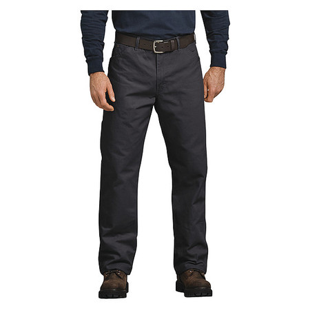 DICKIES Utility Jean, Male, Rinsed Black, 46x32 1933BK 46 32