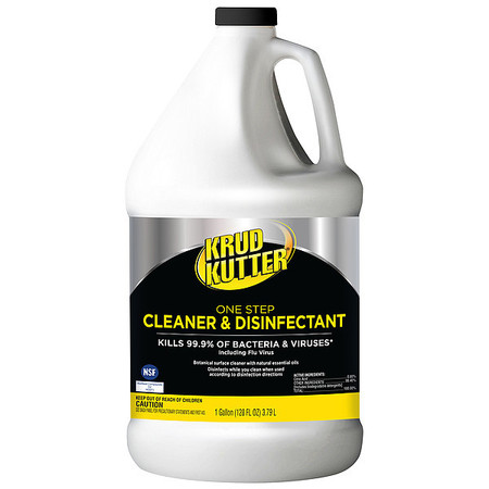 KRUD KUTTER Disinfectant Cleaner, Jug, Citrus, 4 PK 367514