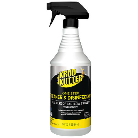 KRUD KUTTER Disinfectant Cleaner, 32 OZ Spray Bottle, Citrus, 6 PK 367525