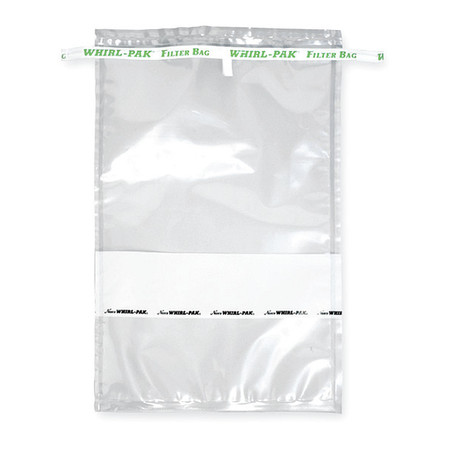 WHIRL-PAK Blender Filter Bags, Closure, 55 oz., PK250 B01318WA