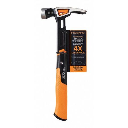 FISKARS IsoCore 20oz General Use Hammer 13.5" 750220-1003