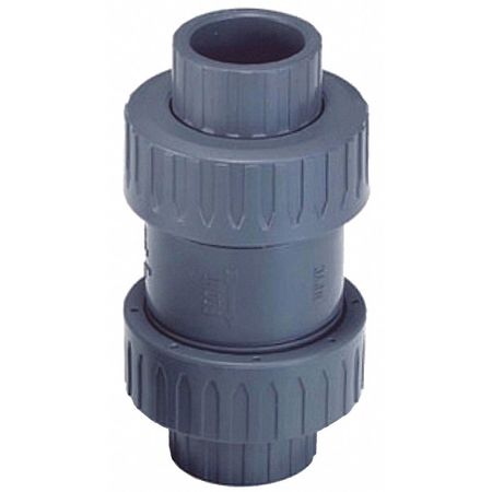 BASIKS Check Valve, CPVC, 1-1/2", EPDM, Threaded TBC360-150EPT-CP