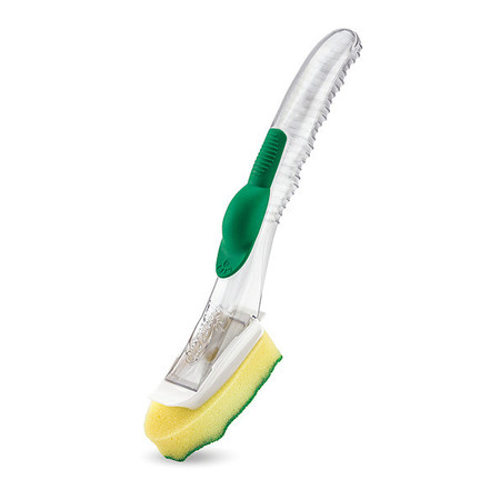 LIBMAN COMMERCIAL Dish Wand, Hold Soap, Scrubbng Surface, PK6 1134