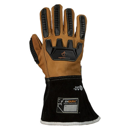 SUPERIOR GLOVE Cold Protection Impact-Resistant Drivers Gloves, Thinsulate Lining, L 375GTVBL