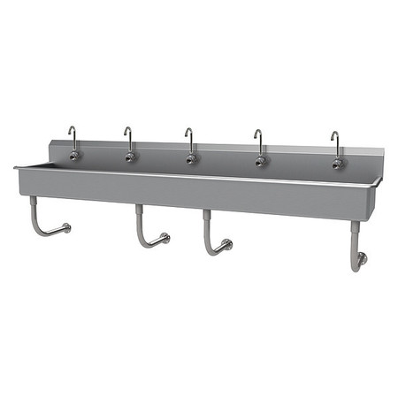 ADVANCE TABCO Wash Sink, NSF, ADA, Hands-Free, 5 Station FS-WM-100EF