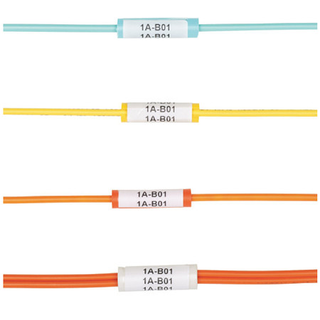 PANDUIT Wh Id Slv, 3mm Dup Fiber Cable, 1", PK100 NWSLC-7Y