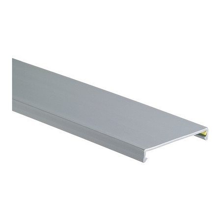 PANDUIT 6' Wiring Duct Cover, 2" W, PVC, Gray C2LG6