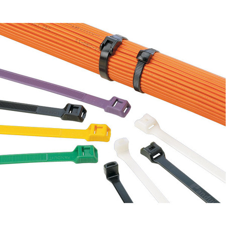 PANDUIT Cable Tie, S, Nyl, Mini, 5.6, Nat, PK1000 CBR1.5M-M