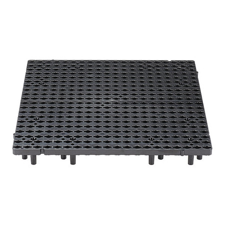 PANDUIT Grid Tile, 1 ft.x1 ft., Bl, 8 Per Pk QB-TILE