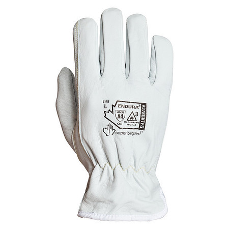 SUPERIOR GLOVE Goat Skin Kelvar(R) Gloves Lnd Sm, PR 378GKTFGS