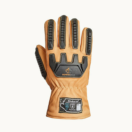 SUPERIOR GLOVE Glove, Cold Rated, Kevlar, XL 378KGTVBXL