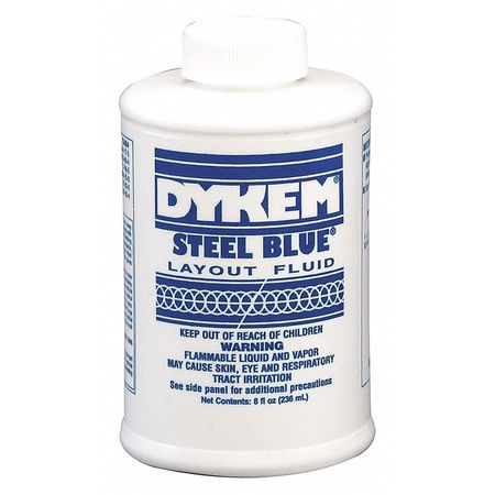 Dykem Dykem Steel Blue, Layout Fluid, Bottle, 8 oz 80400