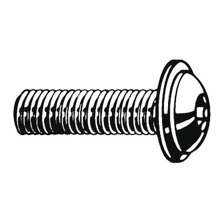 Zoro Select M6-1.00 Socket Head Cap Screw, Zinc Plated Steel, 40 mm Length, 100 PK M07141.060.0040