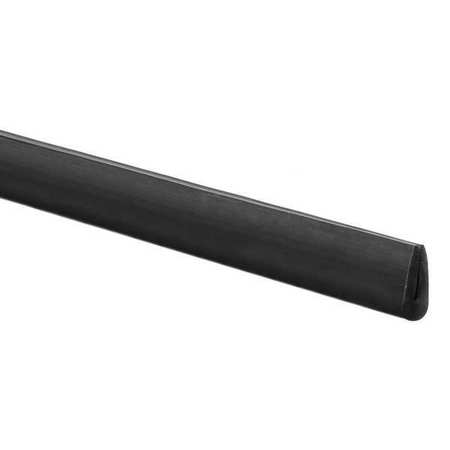 E. JAMES Neoprene Rubber, 10' Length, 1/8" Overall Width ENP608304640-10