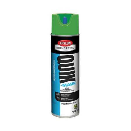 Krylon Industrial Inverted Marking Paint, 17 oz., Green, Water -Based A03904004