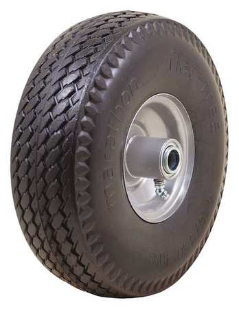 Marastar Flat Free Wheel, Polyurethane, 300 lb, Gray 00015