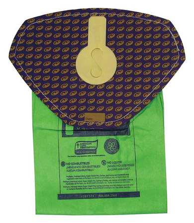 PROTEAM Intercept Micro Filter Bag, Closed Collar, Fits Triangular 6 qt. (10 pk.) 107374