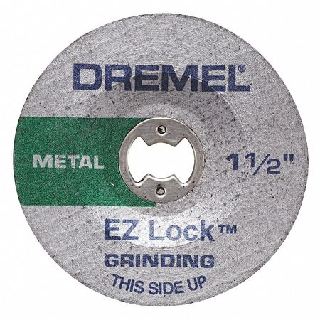 DREMEL Grinding Wheel, Aluminum Oxide, PK2 EZ541GR