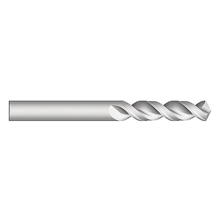 DORMER Screw Machine Drill Bit, 3.80 mm Size, 130  Degrees Point Angle, High Speed Steel, Bright Finish A9203.8