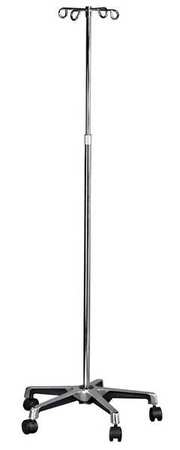 Mabis IV Pole, Chrome-Plated, 25-1/2"H 45-645-060