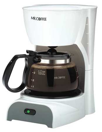Mr. Coffee White Switch 4 Cup Coffee Maker DR4-NP