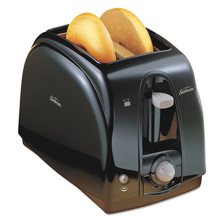 Sunbeam 7" 2-Slot Black Toaster 3910-100-000