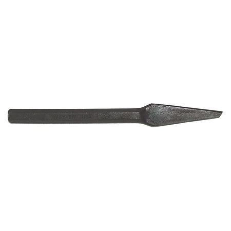 Mayhew Chisel, 1/4in. Tip, 5-3/4in. L, Half Round 10502MAY
