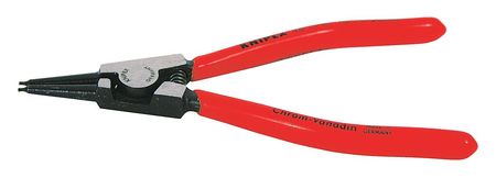 KNIPEX 5-1/2" External Circlip Pliers, Plastic Grip 46 11 A1