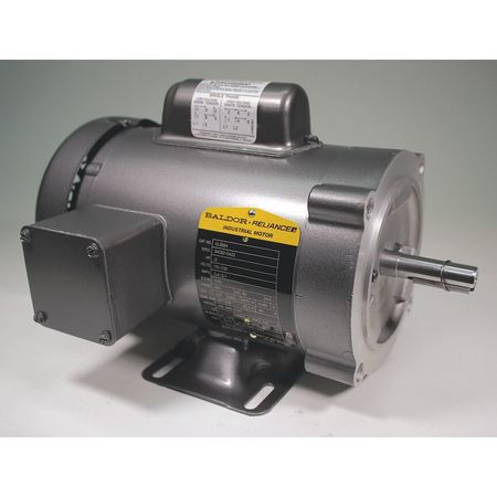 BALDOR-RELIANCE Capacitor-Start General Purpose Motor, 1/2 HP, 115/230V AC Voltage, 56C Frame, 1,725 Nameplate RPM CL3504