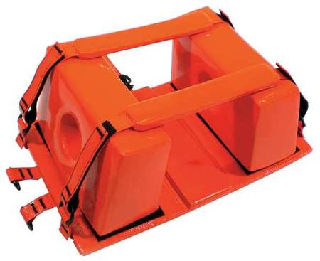 Medsource Head Immobilizer, 10-1/2x16x6-1/2, Orange MS-91000