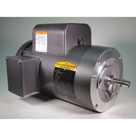 BALDOR-RELIANCE Capacitor-Start/Run General Purpose Motor, 1 1/2 HP, 115/230V AC Voltage, 56C Frame VL3514