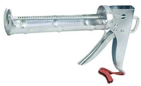 Hyde Caulk Gun, Silver, Steel, 10 oz 46484