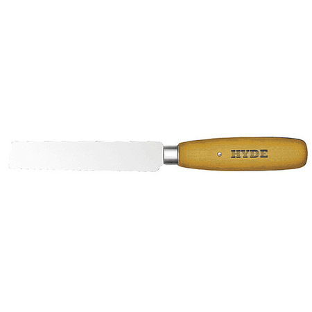 HYDE Industrial Hand Knife, Stiff, 7/8", Steel 50450