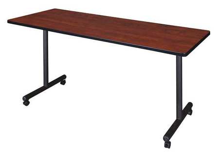 REGENCY Rectangle Training Table, 72" X 72" X 29", Laminated Melamine Top, Cherry MKTRCC7224CH