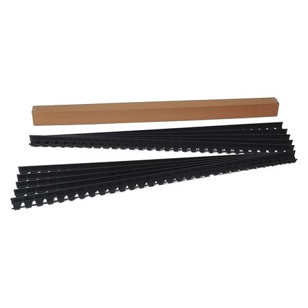 Zoro Select Paver Edging, 60 ft., Black, Plastic 1262-60C