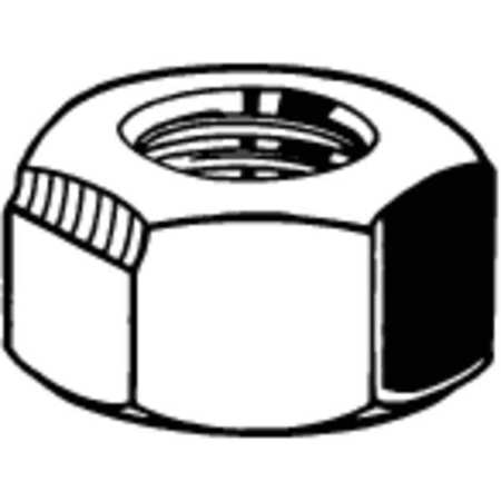 ZORO SELECT Top Lock Distorted Thread Lock Nut, 3/4"-16, Steel, Grade 8, Zinc Plated, 53/64 in Ht, 190 PK B12950.075.0002