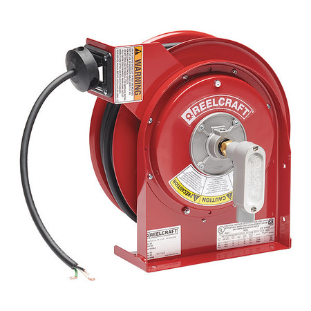 REELCRAFT 45 ft. 12/3 Power Cord Reel 20 Amps 0 Outlets 125V Voltage L 4545 123 X