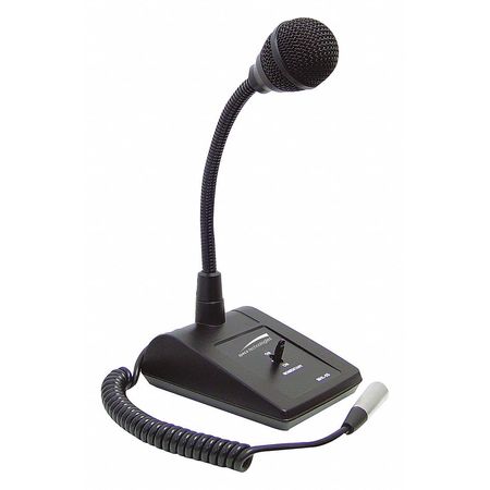 Speco Technologies Tabletop Microphone, Adjustable Gooseneck MHL5S